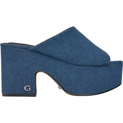 Heeled Mules , Damen, Größe: 36 EU - Guess - Modalova