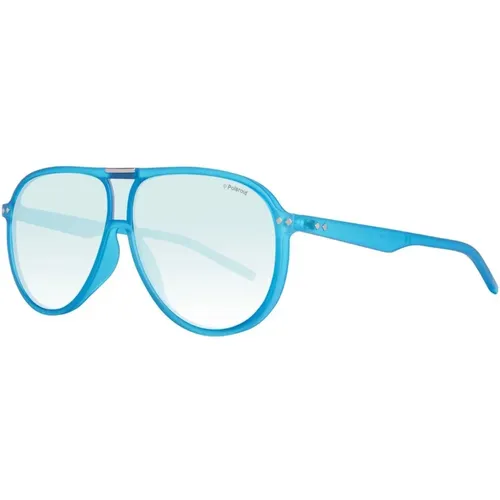 Blaue Acetat-Sonnenbrille mit Zifferblatt - Polaroid - Modalova