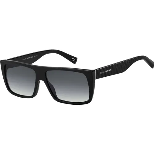 Schwarz Graue Sonnenbrille - Stil 096/S 08A - Marc Jacobs - Modalova