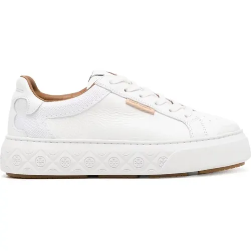 Weiße Ladybug Casual Sneaker Trainers , Damen, Größe: 38 EU - TORY BURCH - Modalova