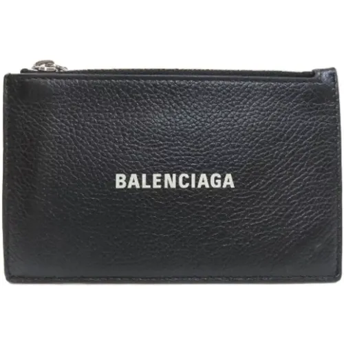 Pre-owned Leather wallets , female, Sizes: ONE SIZE - Balenciaga Vintage - Modalova