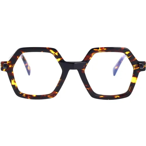 Square Frame Sunglasses with Transparent Lenses , unisex, Sizes: 53 MM - Kuboraum - Modalova