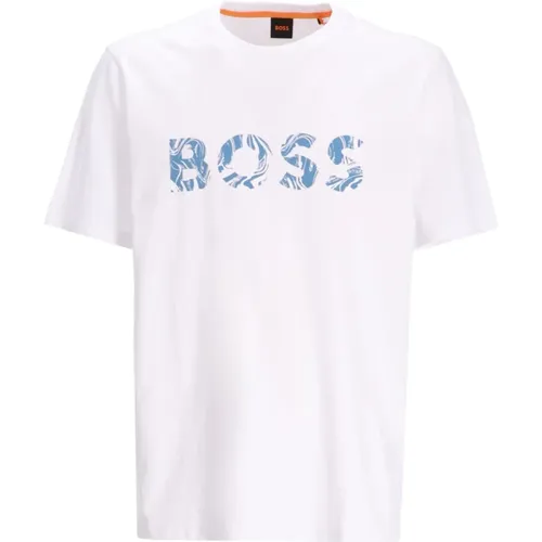 Ocean T-Shirt, 100% Baumwolle - Hugo Boss - Modalova
