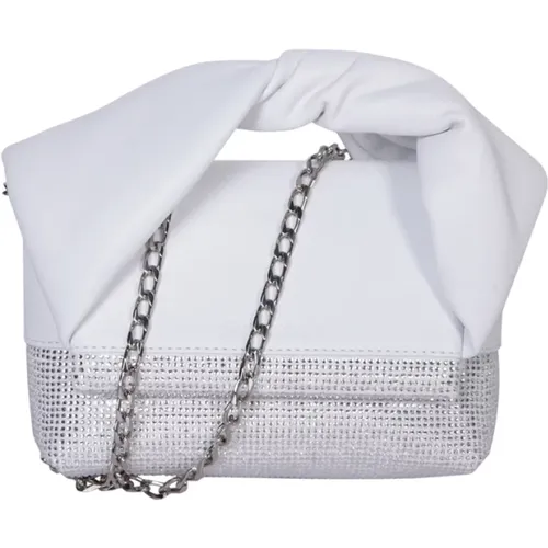 Crystal Leather Bag with Magnetic Fastening , female, Sizes: ONE SIZE - JW Anderson - Modalova