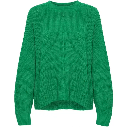Casual Knit Sweater Jelly Bean , female, Sizes: L, S, XL, M, XS - Saint Tropez - Modalova