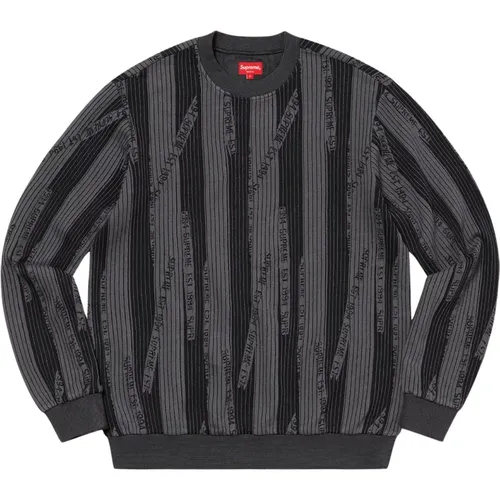 Gestreifte Crewneck Pullover - Supreme - Modalova