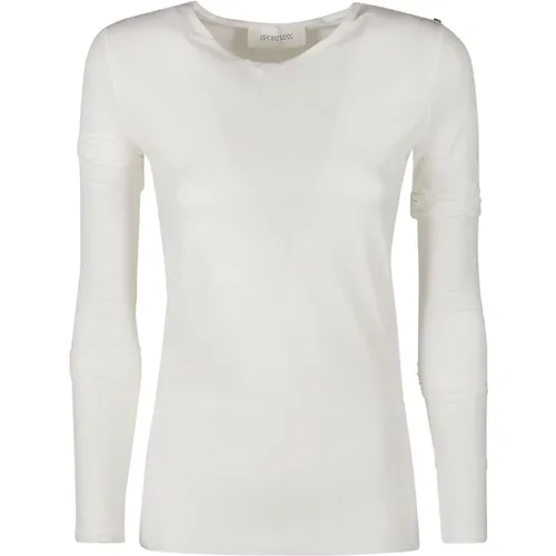 Lightweight Long Sleeve T-shirt , female, Sizes: L - Max Mara - Modalova