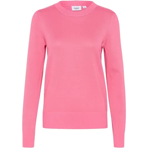 Milasz Pullover Strick Chateau Rose , Damen, Größe: L - Saint Tropez - Modalova