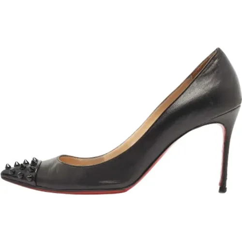 Pre-owned Leather heels , female, Sizes: 3 1/2 UK - Christian Louboutin Pre-owned - Modalova