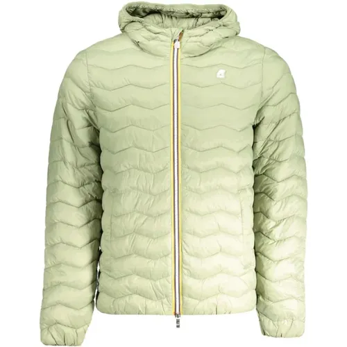 Eco Warm Hooded Jacket with Zipper , Herren, Größe: S - K-way - Modalova