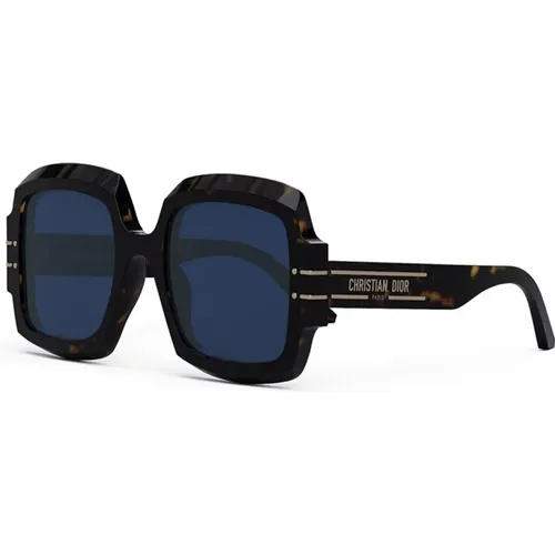 Signature Blue Lens Sunglasses , unisex, Sizes: 55 MM - Dior - Modalova