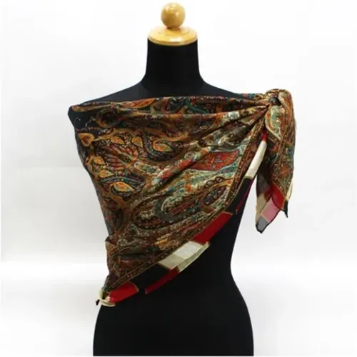 Pre-owned Fabric scarves , female, Sizes: ONE SIZE - Yves Saint Laurent Vintage - Modalova