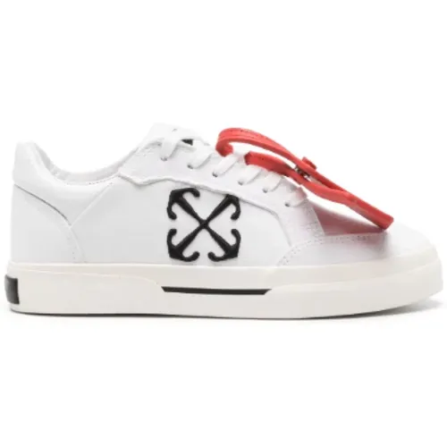 Off , Weiße Flache Schuhe , Damen, Größe: 36 EU - Off White - Modalova