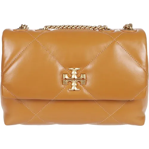 Diamant-Stepp-Schultertasche , Damen, Größe: ONE Size - TORY BURCH - Modalova