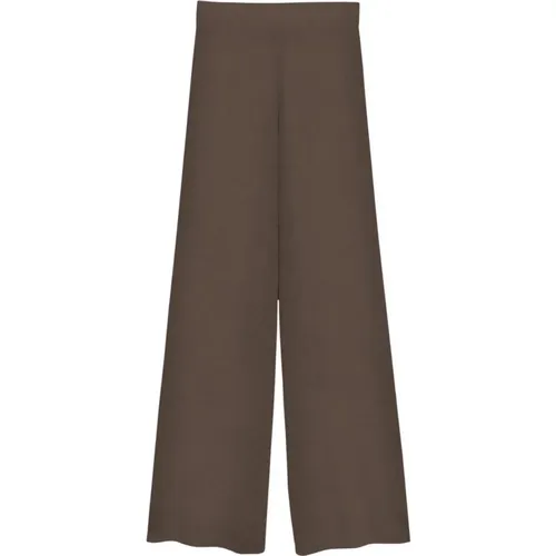 Wool Blend Cashmere Pants , female, Sizes: S, L - MC2 Saint Barth - Modalova