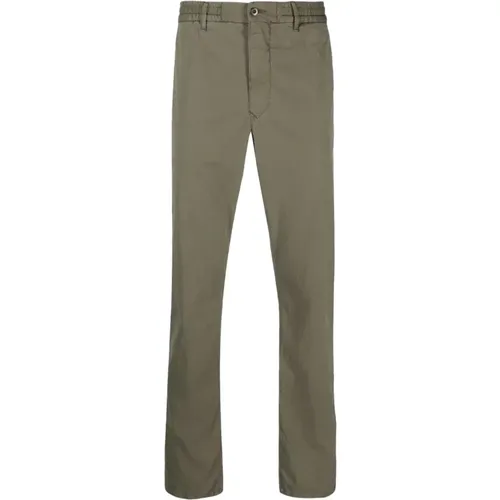 Cotton pants , male, Sizes: W32, W35, W34 - Incotex - Modalova