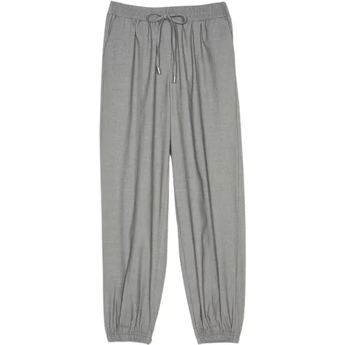 Grey Jogger Pants Stylish Comfort , female, Sizes: S - Twinset - Modalova