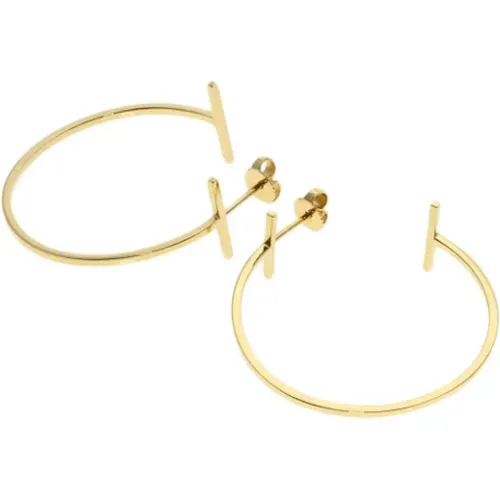 Pre-owned Gold earrings , female, Sizes: ONE SIZE - Tiffany & Co. Pre-owned - Modalova