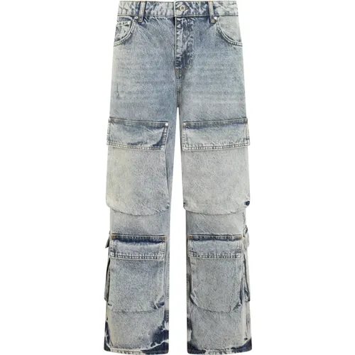 Cargo Denim Jeans , male, Sizes: W30, W34, W33 - Represent - Modalova