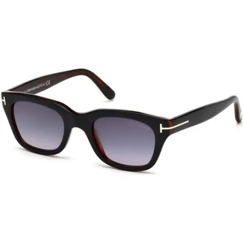 Schwarze Stilvolle Sonnenbrille , unisex, Größe: 52 MM - Tom Ford - Modalova