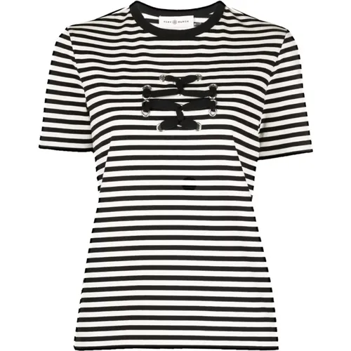 T-Shirt 135575C , female, Sizes: L, S - TORY BURCH - Modalova