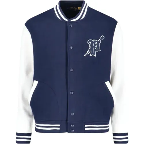 Vintage Baseball Jacket , Herren, Größe: 2XL - Ralph Lauren - Modalova