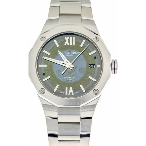 Riviera Automatic Dial Steel Watch , female, Sizes: ONE SIZE - Baume et Mercier - Modalova