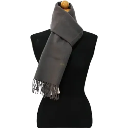 Pre-owned Wool scarves , female, Sizes: ONE SIZE - Armani Pre-owned - Modalova