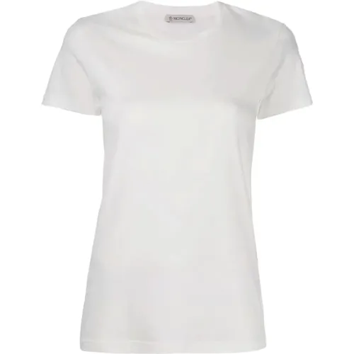 Cotton T-Shirt, Model: 80C732V8058 , female, Sizes: M - Moncler - Modalova