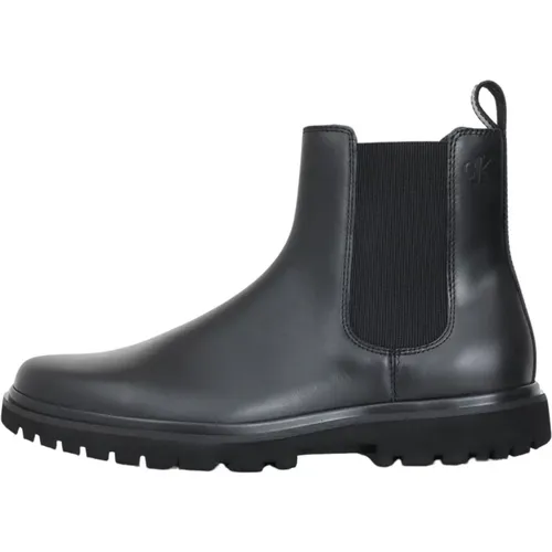 Minimalistische Chelsea Boots mit Lug-Sohle , Herren, Größe: 44 EU - Calvin Klein Jeans - Modalova