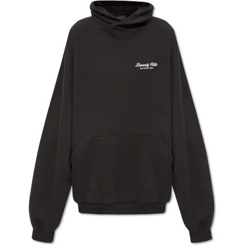 Oversized Hoodie , Damen, Größe: S - Balenciaga - Modalova