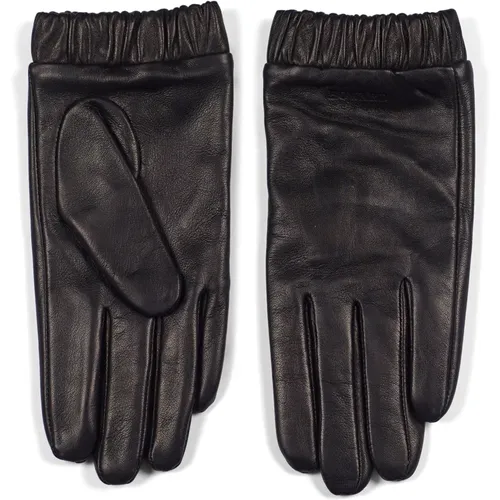 Hochwertige Schwarze Lederhandschuhe für Frauen , Herren, Größe: 7 1/2 IN - Howard London - Modalova