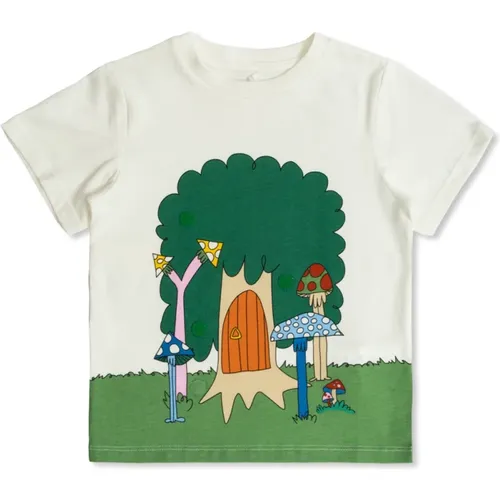 T-Shirt mit bunten Pins - Stella Mccartney - Modalova