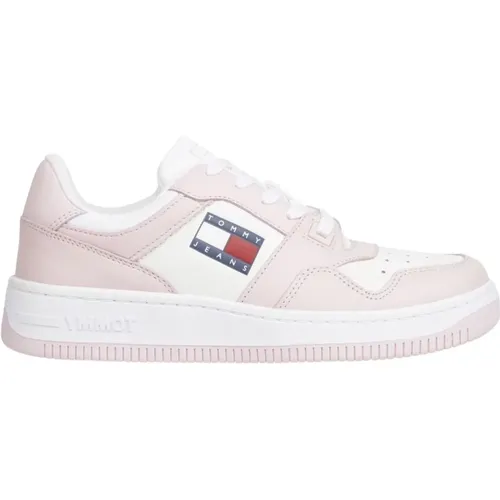 Retro basket sport shoe , female, Sizes: 4 UK, 5 UK - Tommy Jeans - Modalova