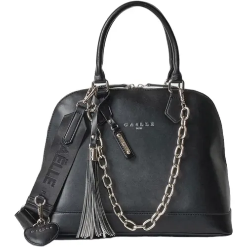 Smooth Faux Leather Bag , female, Sizes: ONE SIZE - Gaëlle Paris - Modalova