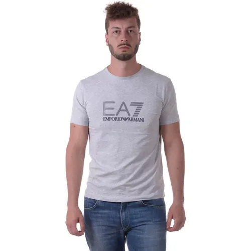 Stylischer Sweatshirt für Männer , Herren, Größe: XL - Emporio Armani EA7 - Modalova