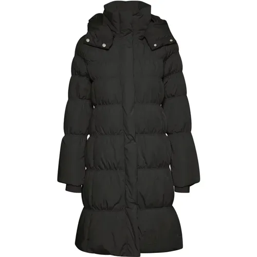 Schwarzer geformter Manteljacke , Damen, Größe: M - InWear - Modalova