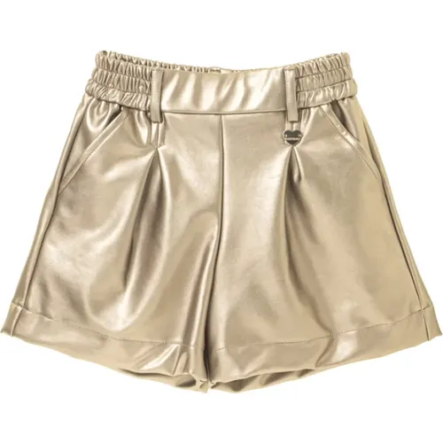 Vegan Leder Mädchen Shorts - Monnalisa - Modalova