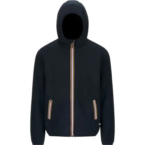 Blauer Sherpa Polar Pullover , Herren, Größe: L - K-way - Modalova