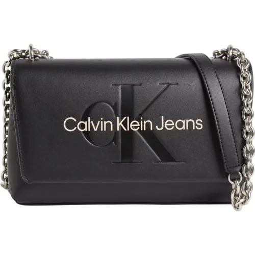 Sculpted Mono Crossbody Bag , female, Sizes: ONE SIZE - Calvin Klein Jeans - Modalova