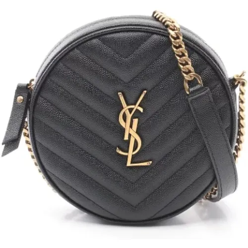 Pre-owned Leather shoulder-bags , female, Sizes: ONE SIZE - Yves Saint Laurent Vintage - Modalova