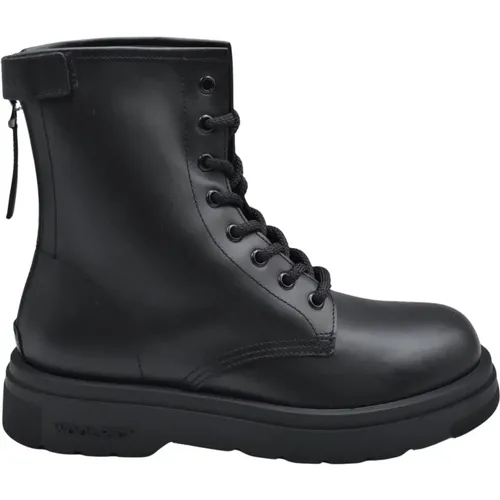 Schwarze Schnürschuhe für Frauen , Damen, Größe: 36 EU - Woolrich - Modalova