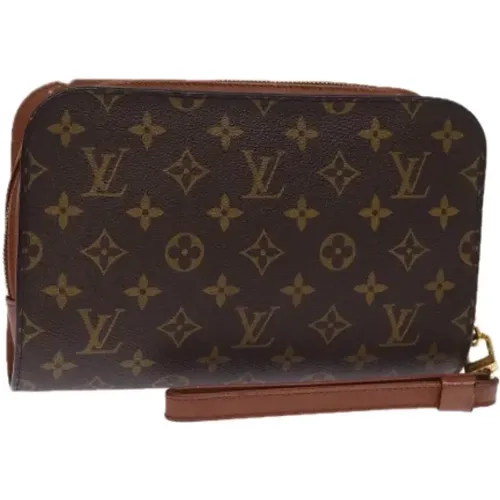 Pre-owned Canvas clutches , female, Sizes: ONE SIZE - Louis Vuitton Vintage - Modalova