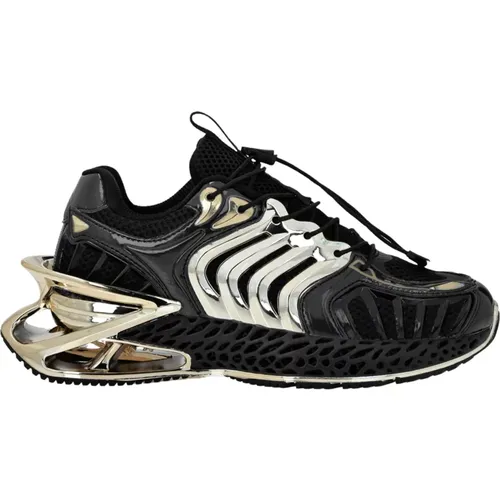 Gold Thunder Stroke Gen X 02 Sneaker , male, Sizes: 6 UK, 11 UK, 9 UK - Plein Sport - Modalova