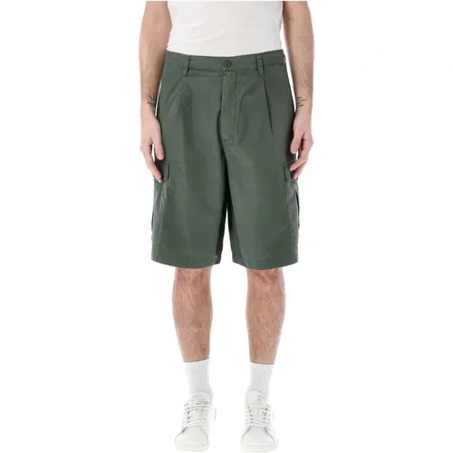Grüne Cargo Bermuda Shorts,Casual Shorts - Emporio Armani - Modalova