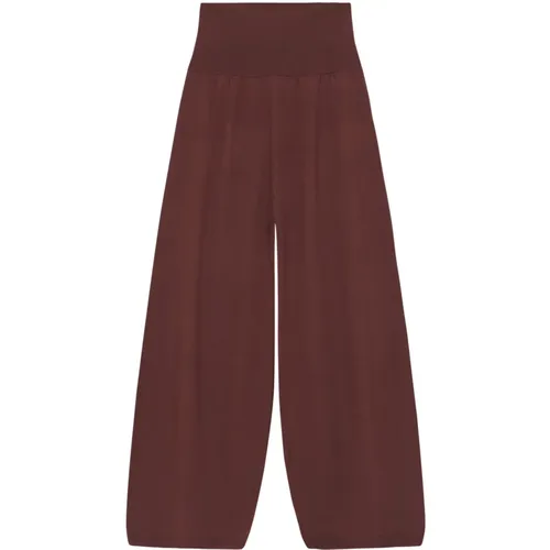 Gajo, burgundy knit pants , female, Sizes: S, M, 2XL, L, XL - Cortana - Modalova