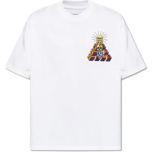 T-shirt Plateau , Herren, Größe: XL - AllSaints - Modalova