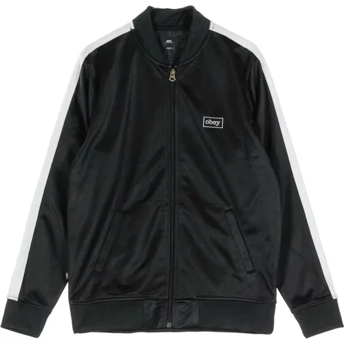 Tracksuit Jacket for Men , male, Sizes: L - Obey - Modalova