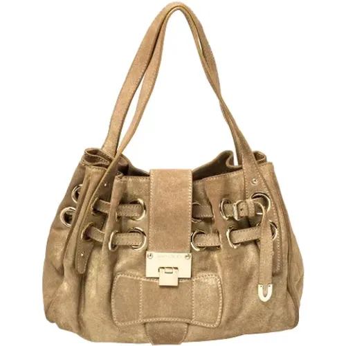 Pre-owned Suede shoulder-bags , female, Sizes: ONE SIZE - Jimmy Choo Pre-owned - Modalova