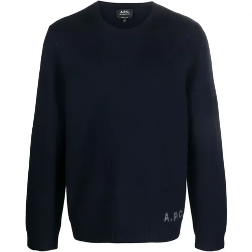 Blaue Pull Edward Kleidung , Herren, Größe: XL - A.P.C. - Modalova